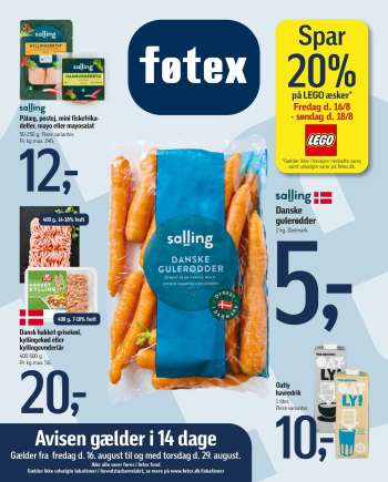 føtex tilbudsavis  - 16.8.2024 - 29.8.2024.