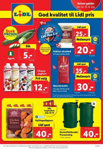 Lidl tilbudsavis  - 18.8.2024 - 24.8.2024.