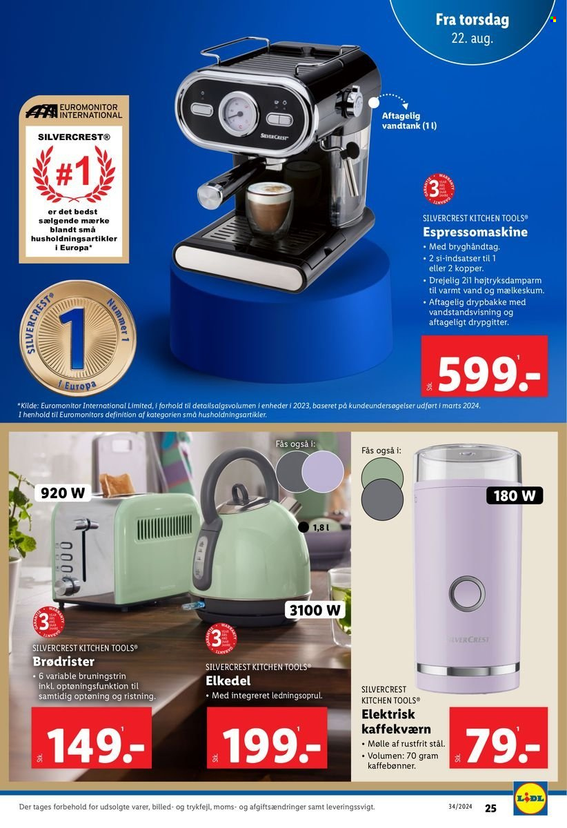 Lidl tilbud - 18.8.2024 - 24.8.2024. Side 25