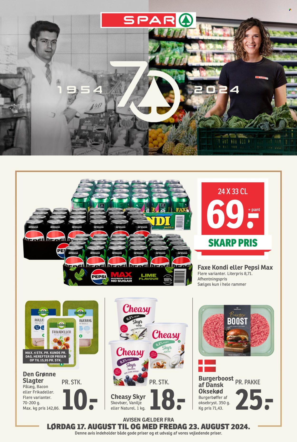 SPAR tilbud - 17.8.2024 - 23.8.2024. Side 1