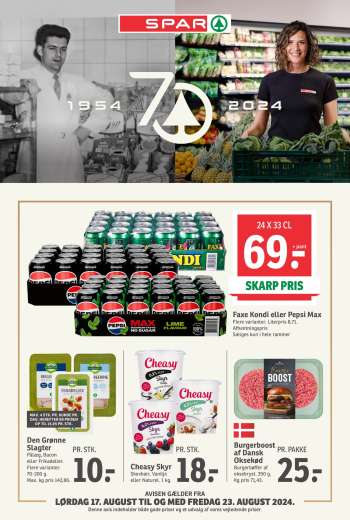 SPAR tilbudsavis  - 17.8.2024 - 23.8.2024.