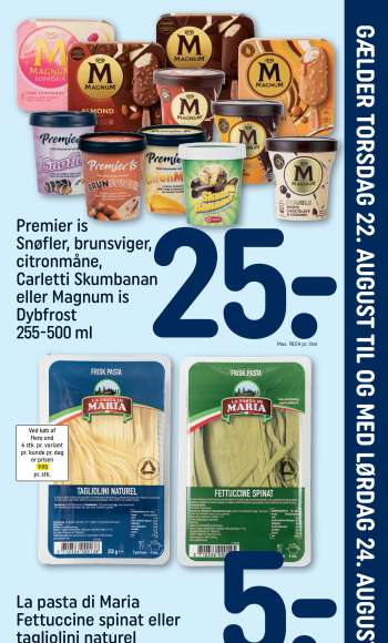 Rema 1000 tilbudsavis  - 22.8.2024 - 24.8.2024.