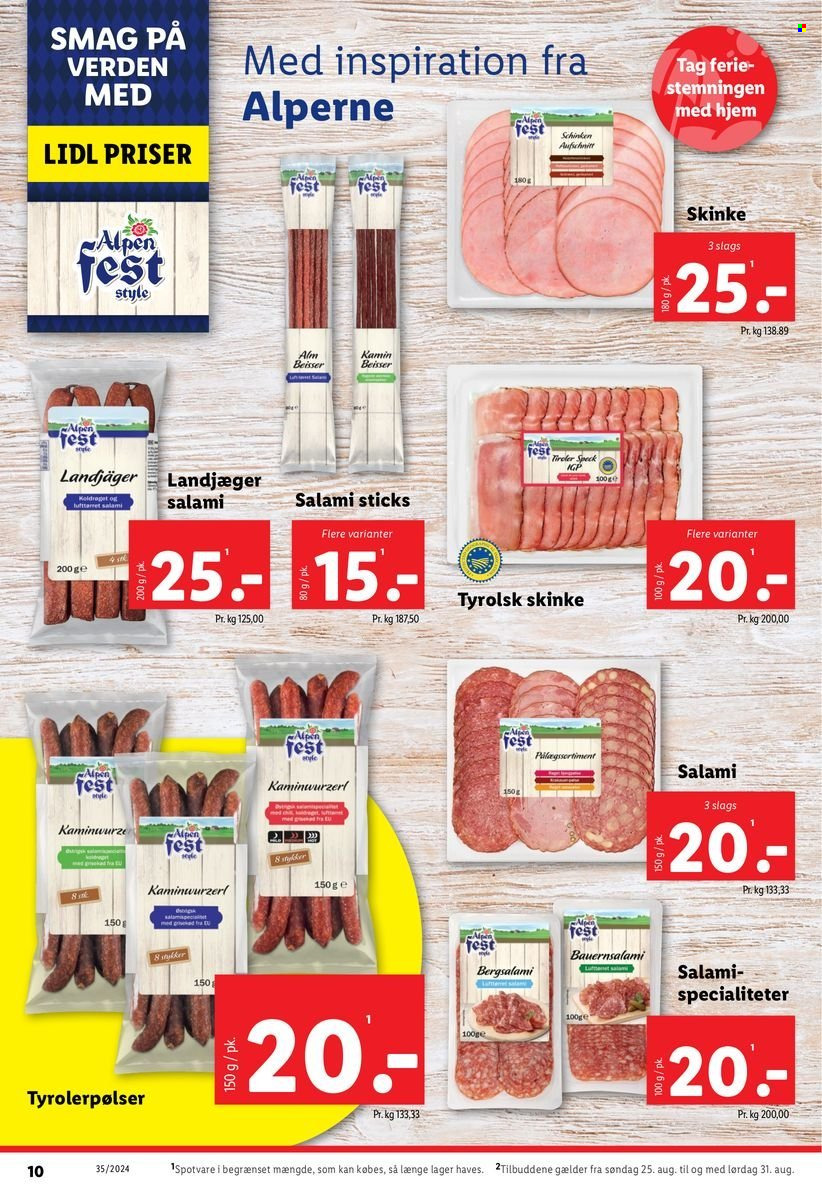 Lidl tilbud - 25.8.2024 - 31.8.2024. Side 10