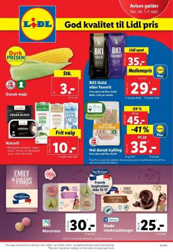 Lidl tilbudsavis  - 1.9.2024 - 7.9.2024.
