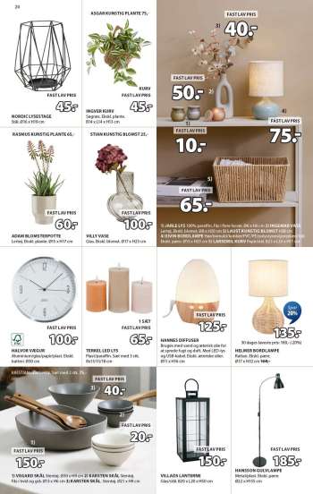 thumbnail - Bordlampe EIVIN Ø15xH25cm porcelæn
