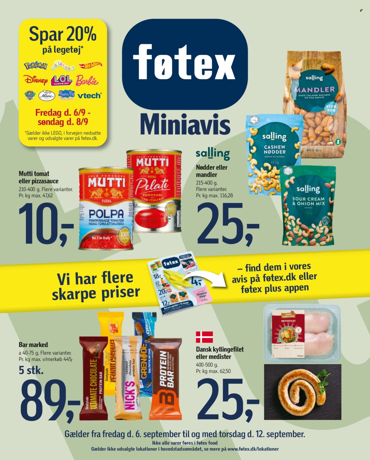 føtex tilbud - 6.9.2024 - 12.9.2024. Side 1