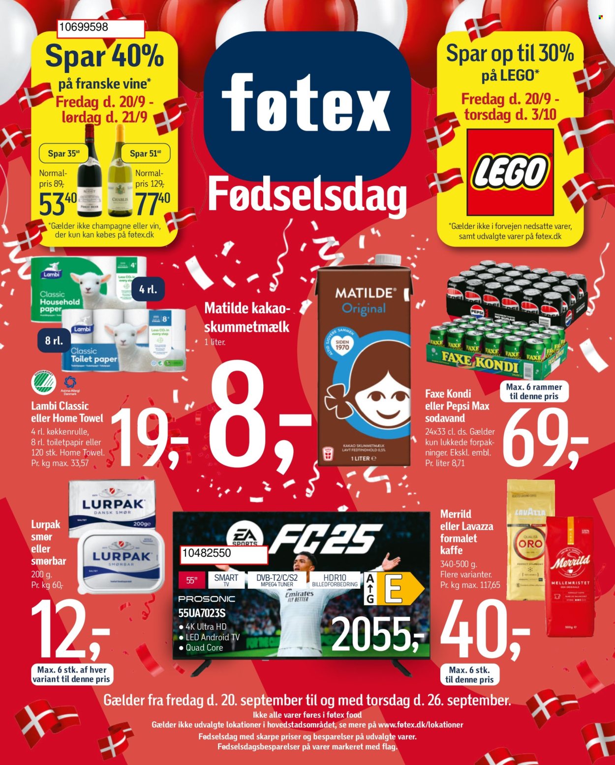 føtex tilbud - 20.9.2024 - 26.9.2024. Side 1