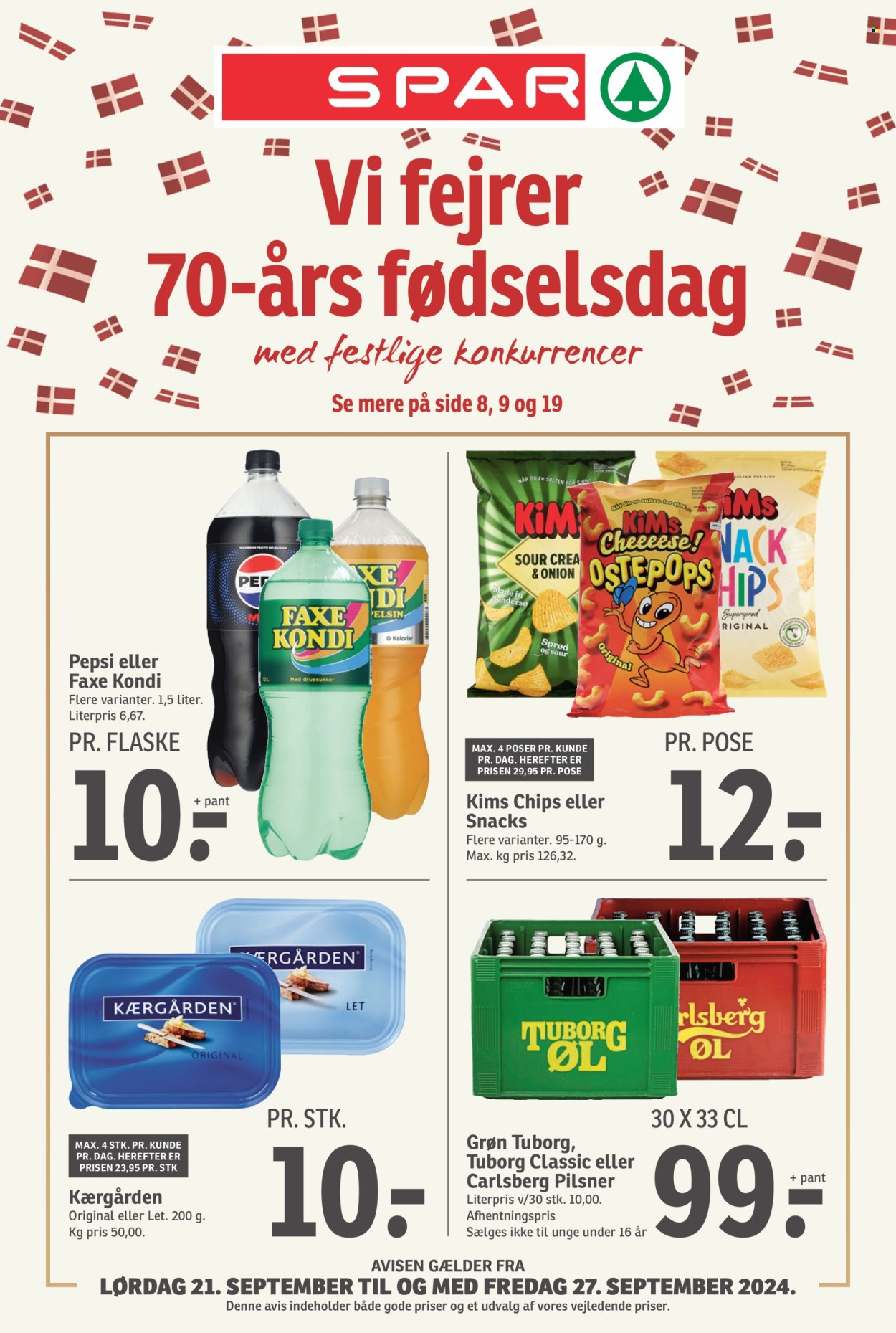 SPAR tilbud - 21.9.2024 - 27.9.2024. Side 1