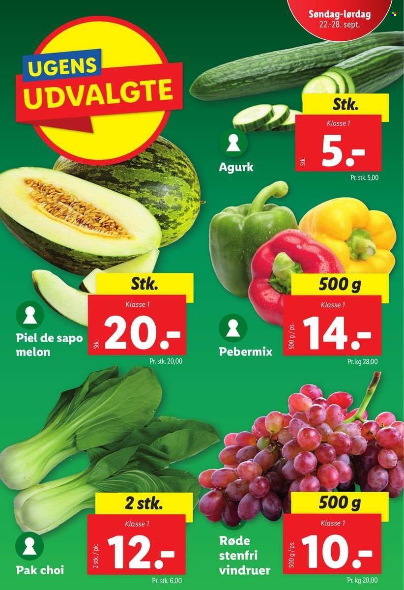 Lidl tilbud - 22.9.2024 - 28.9.2024. Side 1