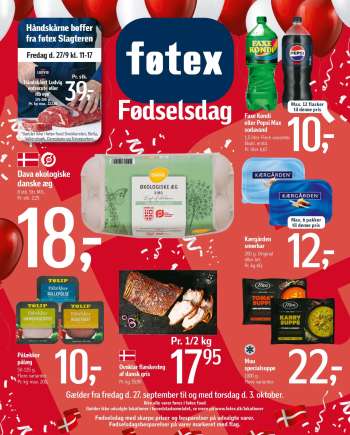 føtex tilbudsavis  - 27.9.2024 - 3.10.2024.