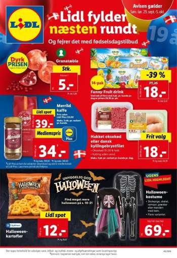 Lidl tilbudsavis  - 29.9.2024 - 5.10.2024.