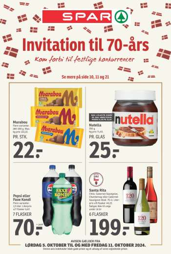SPAR tilbudsavis  - 5.10.2024 - 11.10.2024.
