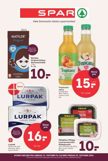 SPAR tilbudsavis  - 19.10.2024 - 25.10.2024.