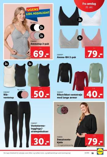 thumbnail - ESMARA Ribstrikket ventetrøje med lange ærmer S-XL.