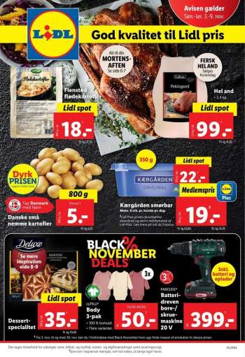 Lidl tilbudsavis  - 3.11.2024 - 9.11.2024.