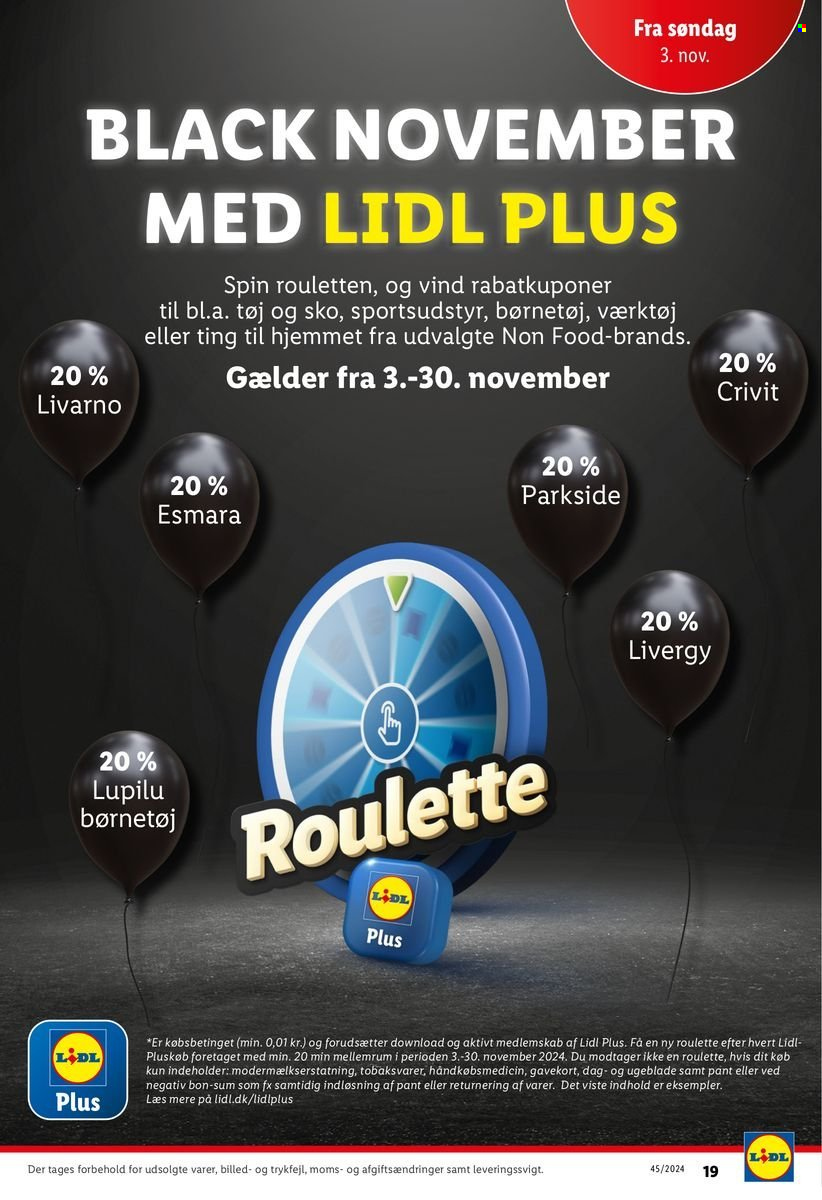 Lidl tilbud - 3.11.2024 - 9.11.2024. Side 19