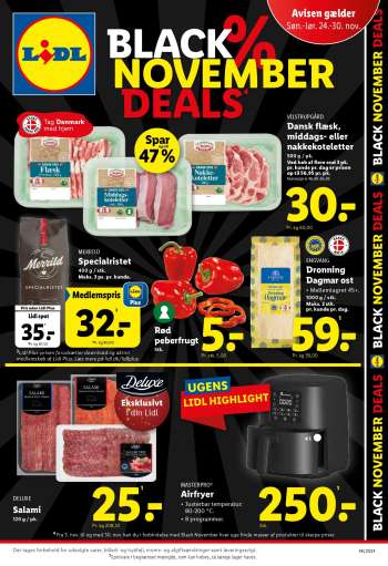 Lidl tilbudsavis  - 24.11.2024 - 30.11.2024.