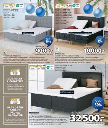 thumbnail - Elevationsseng 180x200 GOLD E35 Grå-23