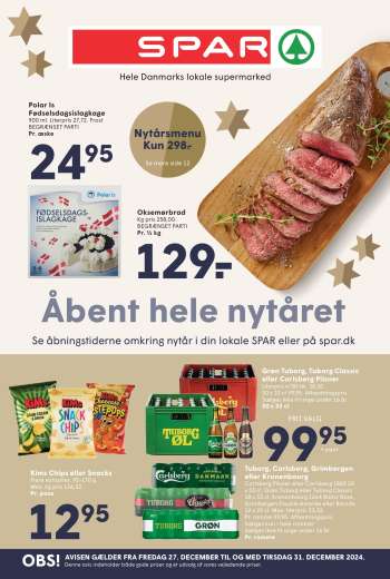 SPAR tilbudsavis  - 27.12.2024 - 31.12.2024.