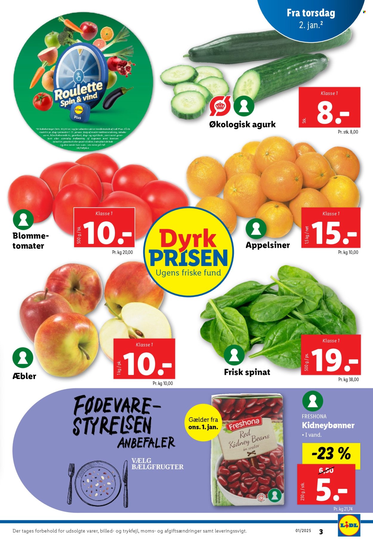 Lidl tilbud - 1.1.2025 - 4.1.2025. Side 3