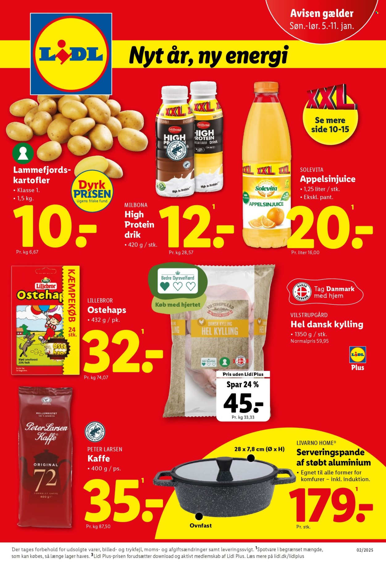 Lidl tilbud - 5.1.2025 - 11.1.2025. Side 1