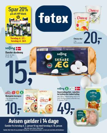 føtex tilbudsavis  - 2.1.2025 - 16.1.2025.