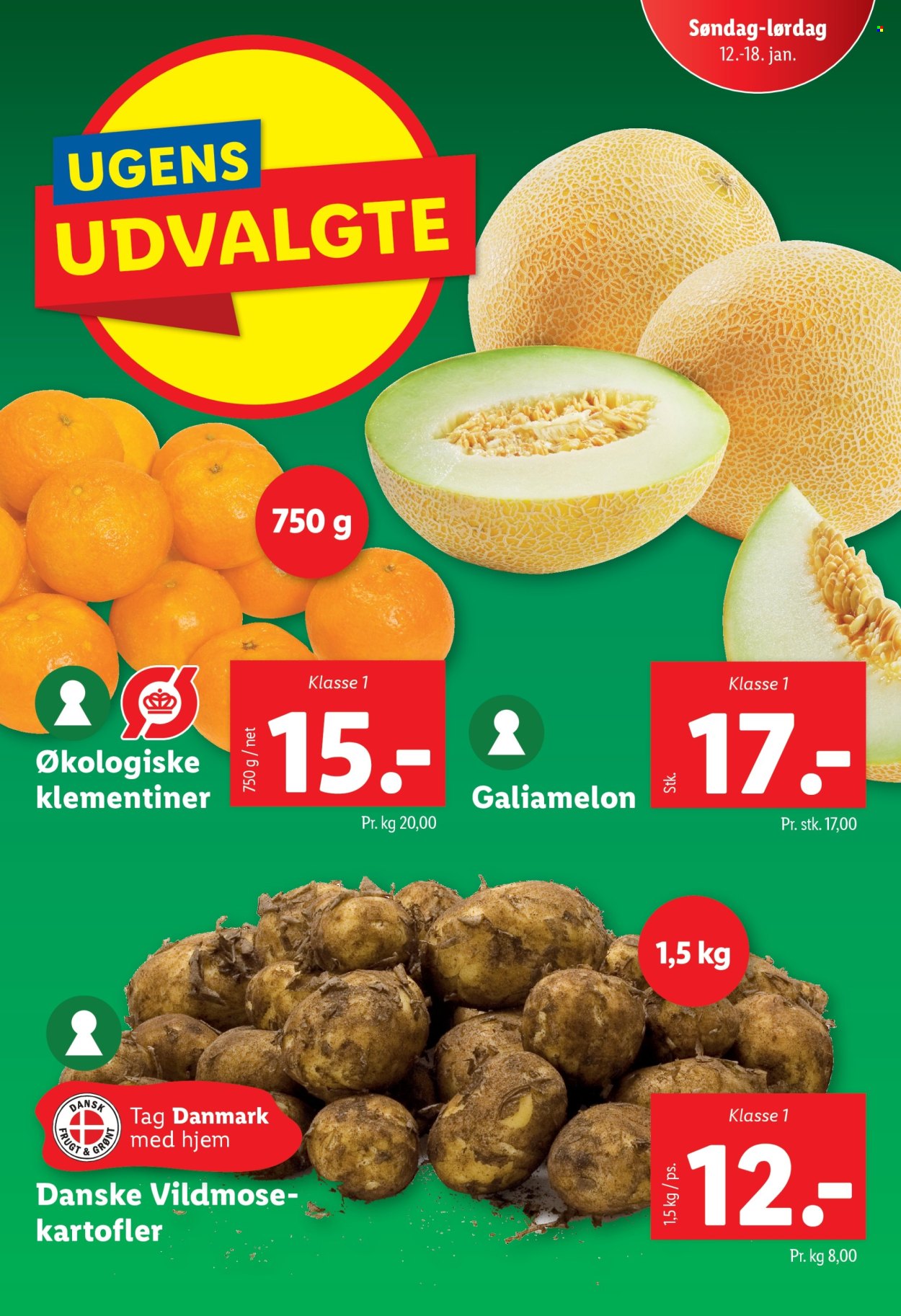 Lidl tilbud - 12.1.2025 - 18.1.2025. Side 1