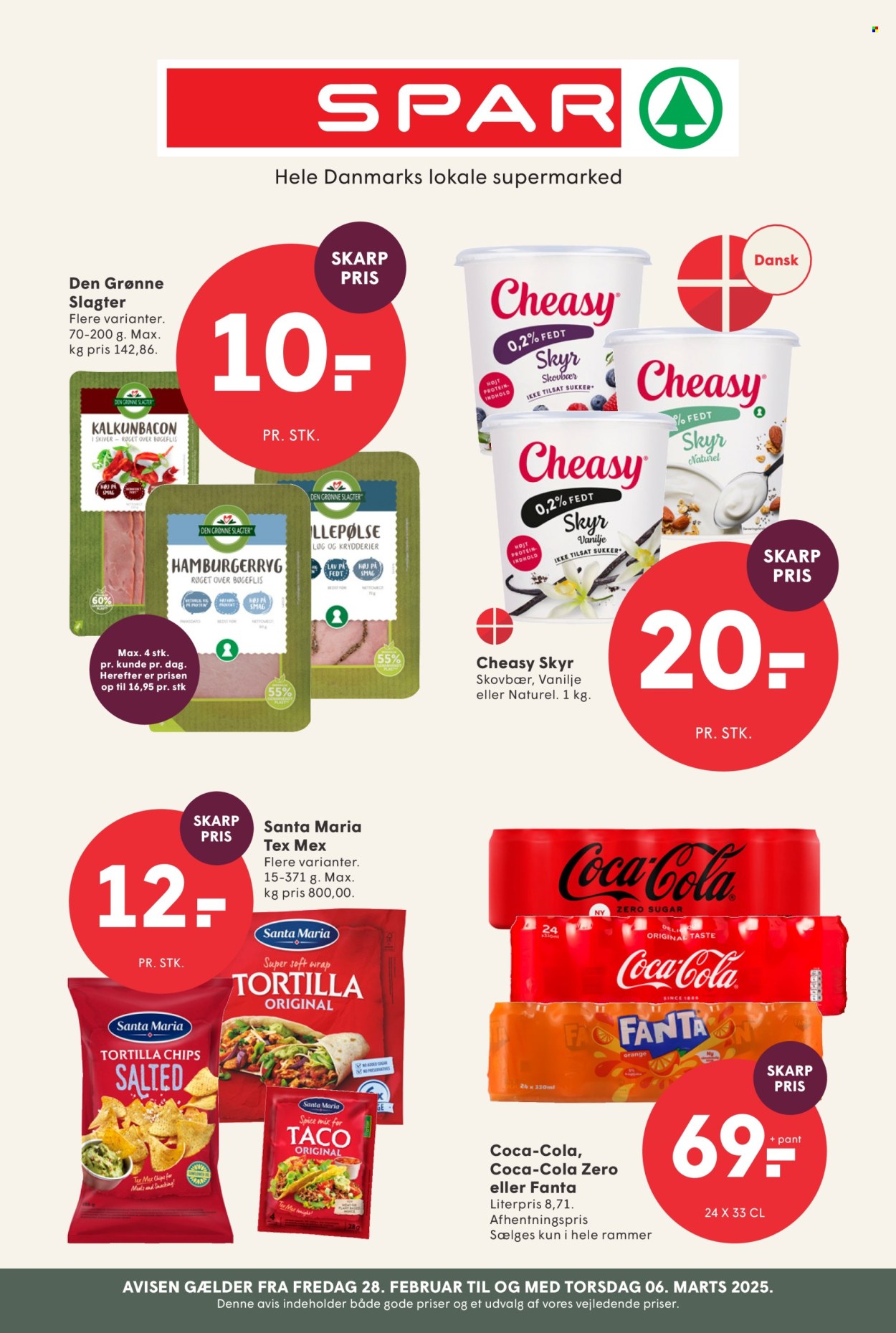 SPAR tilbud - 28.2.2025 - 6.3.2025. Side 1