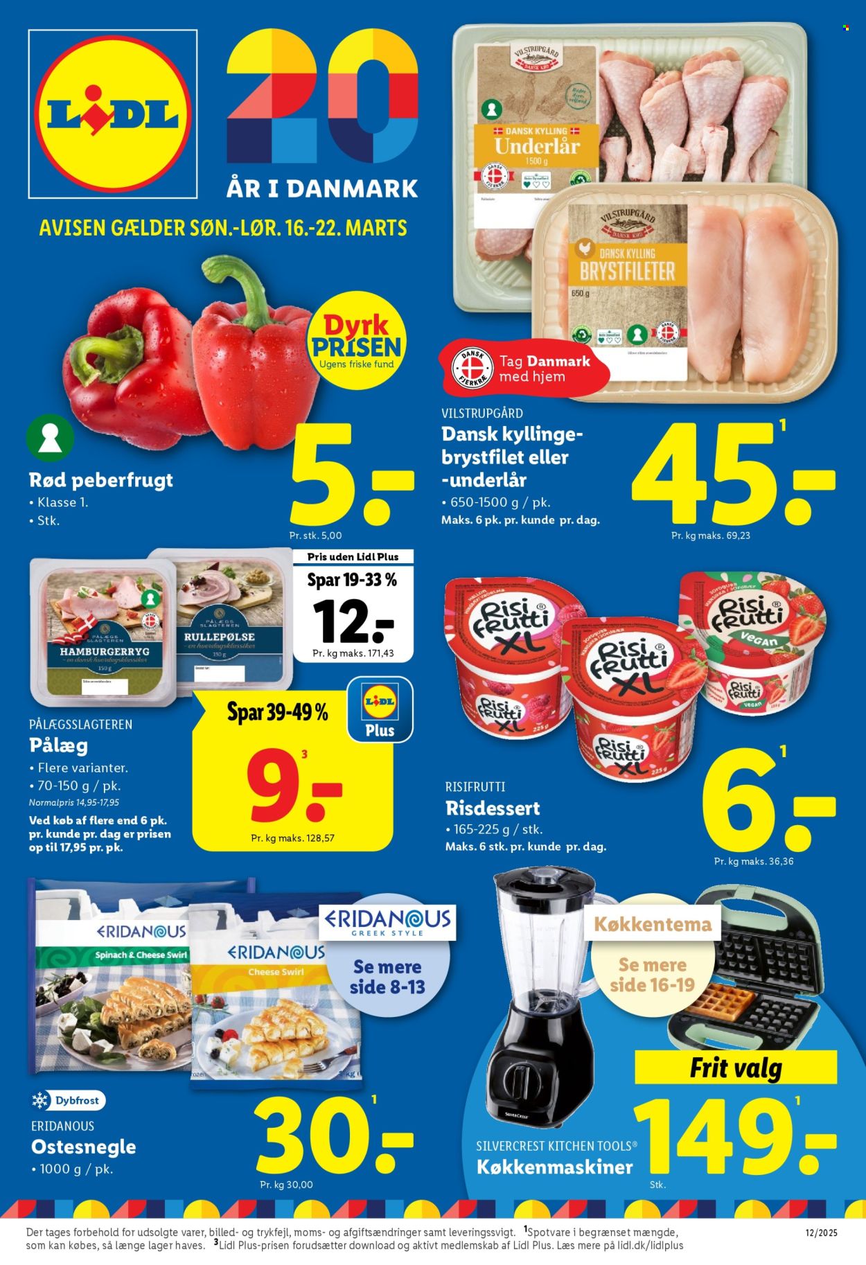 Lidl tilbud - 16.3.2025 - 22.3.2025. Side 1