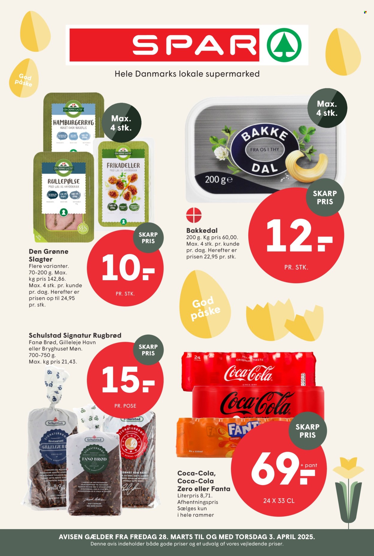 SPAR tilbud - 28.3.2025 - 3.4.2025. Side 1