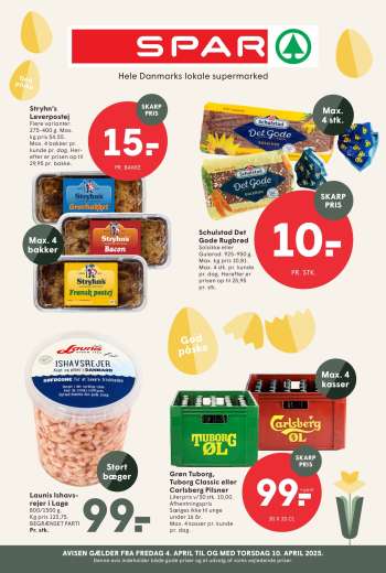SPAR tilbudsavis  - 4.4.2025 - 10.4.2025.