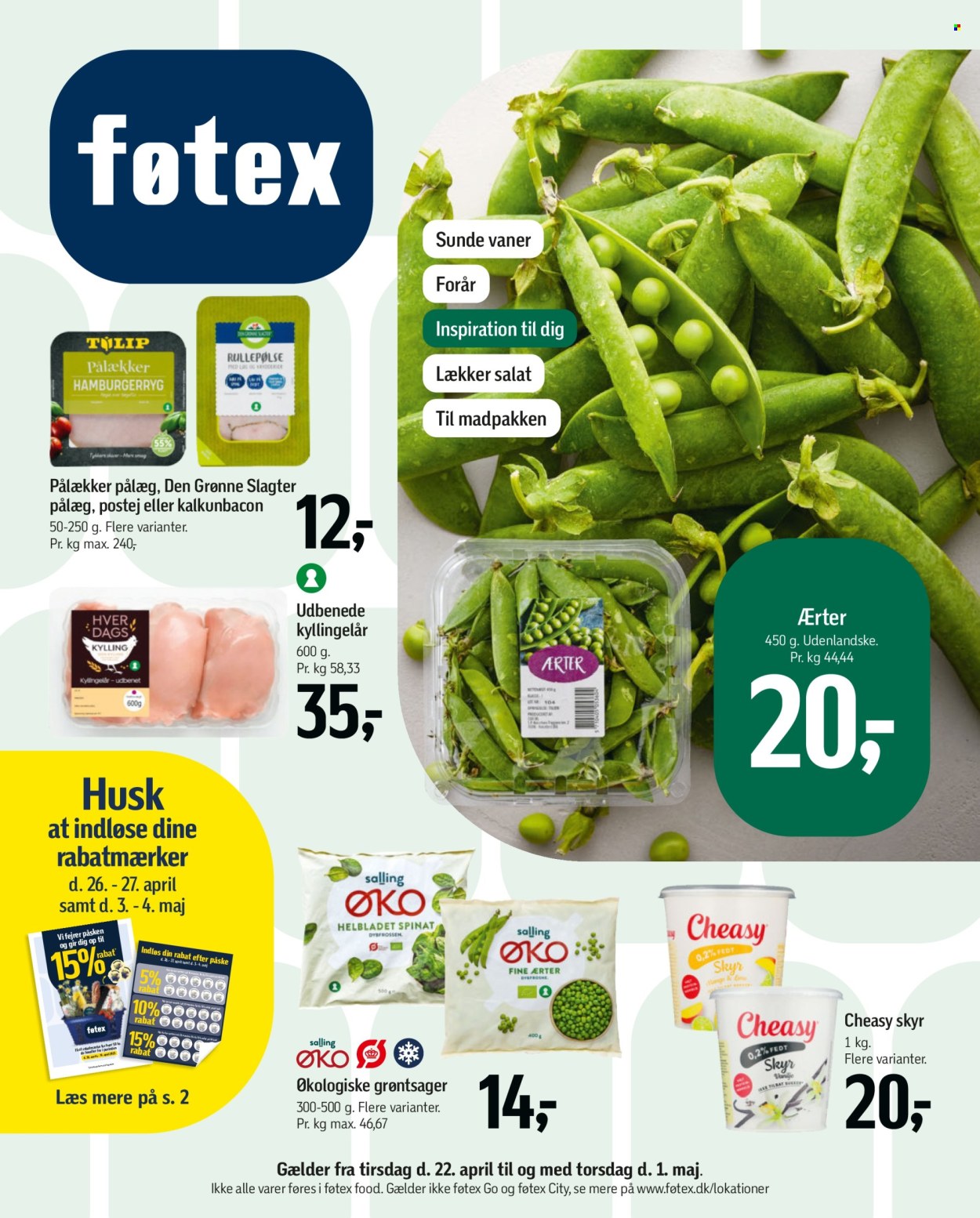 føtex tilbud - 22.4.2025 - 1.5.2025. Side 1