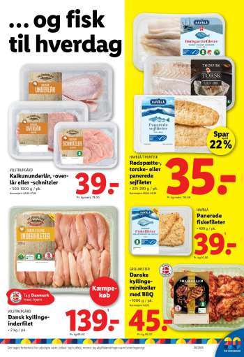 thumbnail - HAVBLA/THORFISK Rødspætte-, torske- eller panerede sejfileter