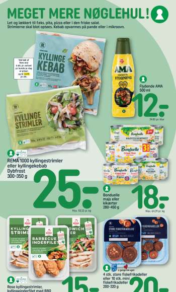 thumbnail - Rose kyllingestrimler, kyllingeinderfilet med BBQ eller sandwichskiver