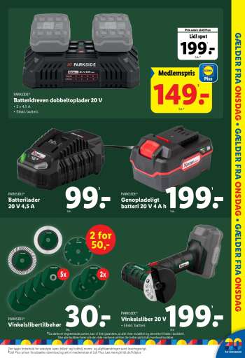 thumbnail - PARKSIDE Vinkelsliber 20 V