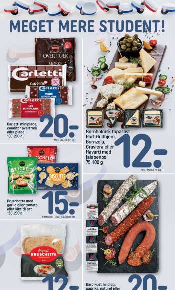 thumbnail - Bornholmsk tapasost Port Gudhjem, Bornzola, Graviera eller Havarti med jalapenos