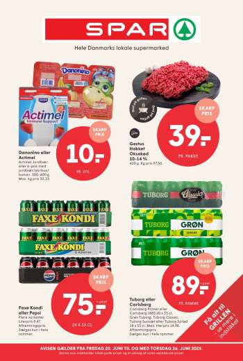 SPAR tilbudsavis  - 20.6.2025 - 26.6.2025.