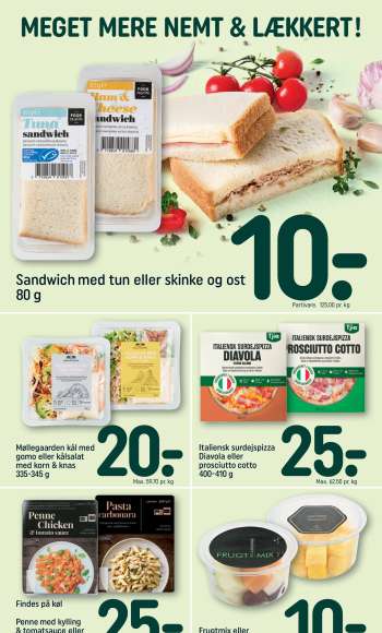 thumbnail - Sandwich med tun eller skinke og ost
