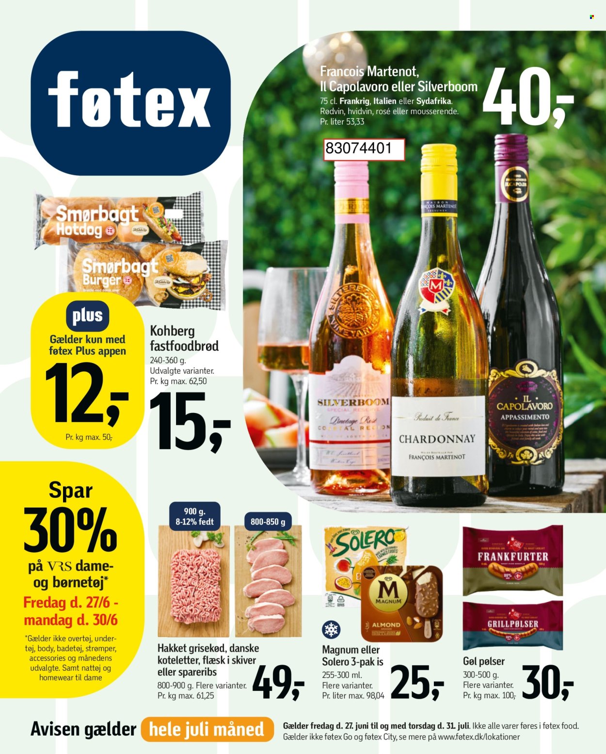 føtex tilbud - 27.6.2025 - 31.7.2025. Side 1