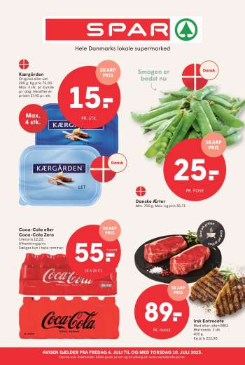 SPAR tilbudsavis  - 4.7.2025 - 10.7.2025.