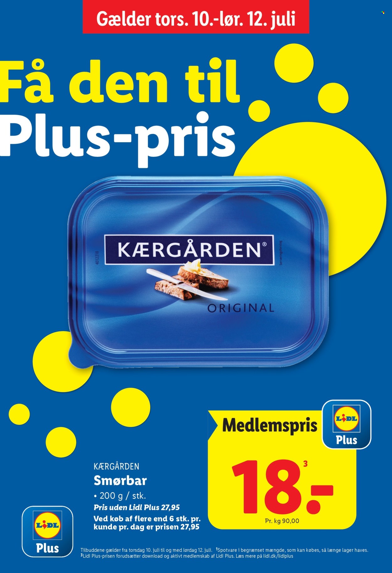 Lidl tilbud - 10.7.2025 - 12.7.2025. Side 1