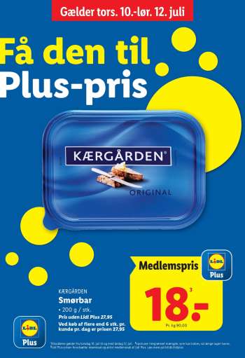 Lidl tilbudsavis  - 10.7.2025 - 12.7.2025.