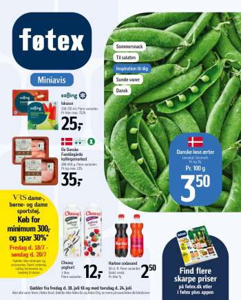føtex tilbudsavis  - 18.7.2025 - 24.7.2025.