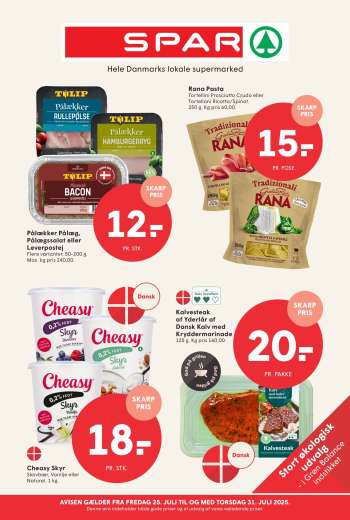 SPAR tilbudsavis  - 25.7.2025 - 31.7.2025.