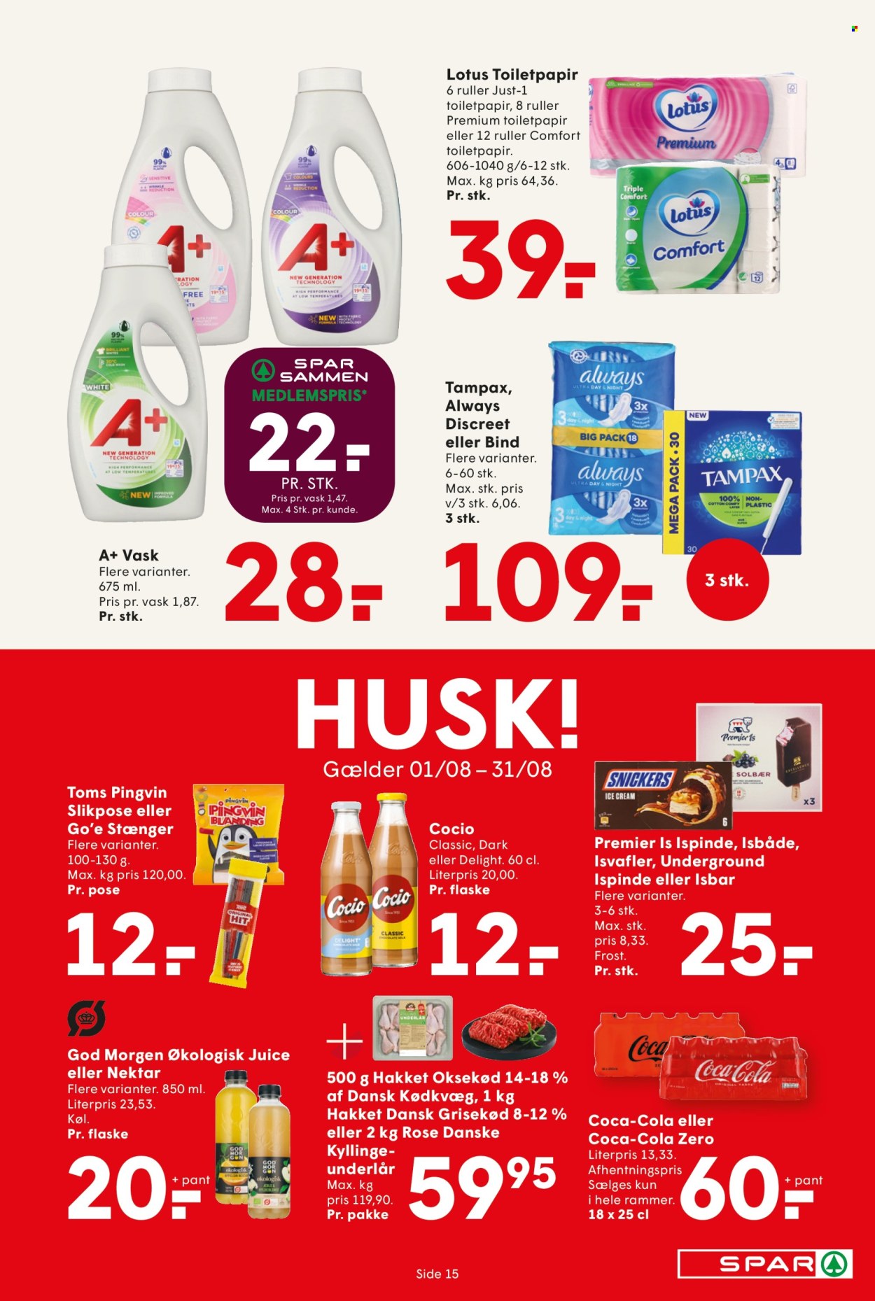 SPAR tilbud - 15.8.2025 - 21.8.2025. Side 15