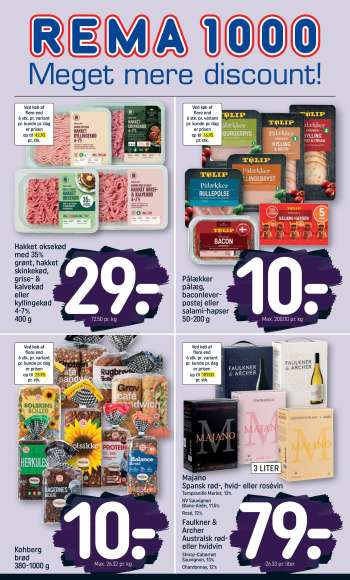 Rema 1000 tilbudsavis  - 24.8.2025 - 30.8.2025.