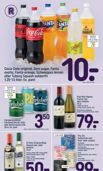 thumbnail - Carlsberg pilsner, Carlsberg Nordic 0.0% eller Brewmasters IPA 33 cl. Ex. pant