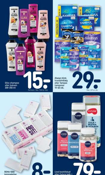 thumbnail - Always bind, trusseindlæg eller Tampax tamponer