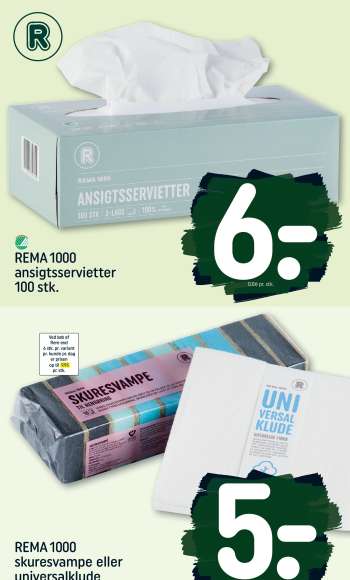 thumbnail - REMA 1000 skuresvampe eller universalklude