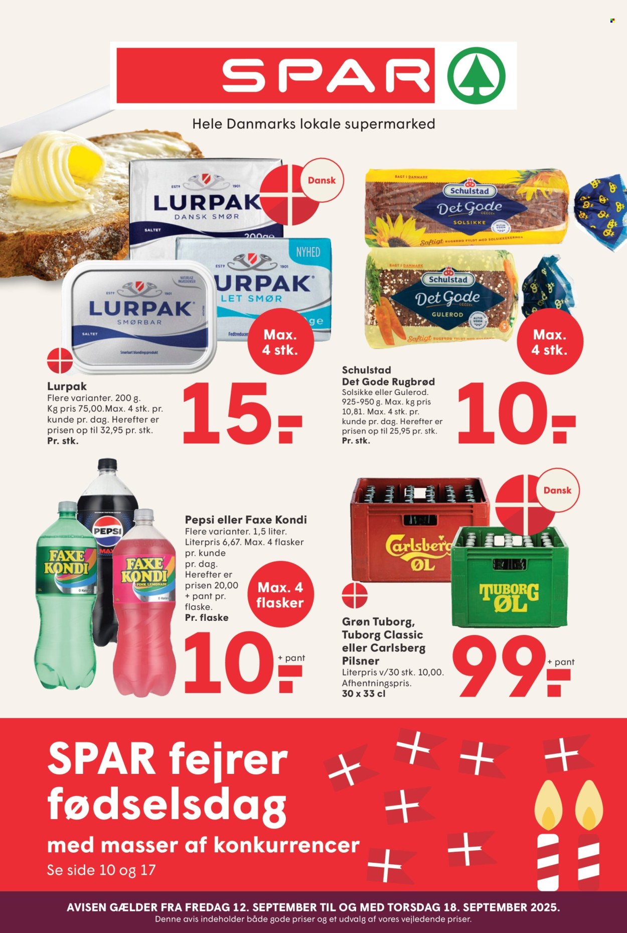 SPAR tilbud - 12.9.2025 - 18.9.2025. Side 1